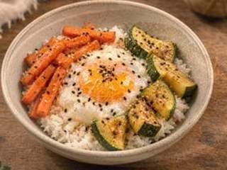 Bol edamame riz