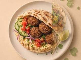 Bowl falafels quinoa