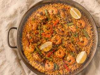 Chuléton et pimientos