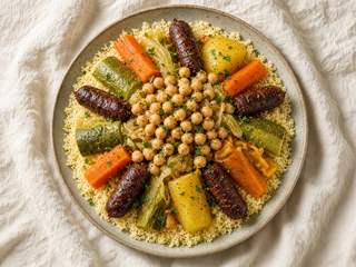 Couscous merguez-poulet