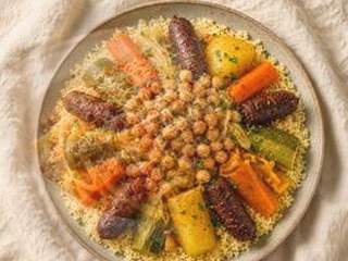 Couscous oignons raisins