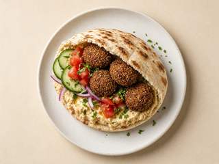 Pita falafel