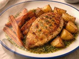 Fattoush au poulet