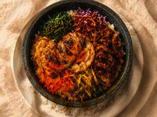 Foutou banane sauce