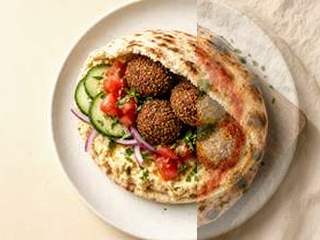 Bowl houmous et crudités