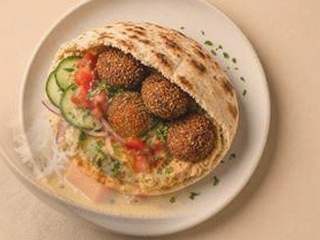 Houmous chaud viande