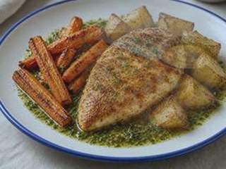 Poulet grillé citronnelle