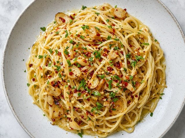 Pâtes ail piment