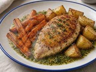 Poulet laqué express