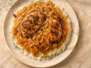 Yassa et riz jasmin