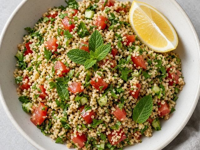 Salade boulgour menthe