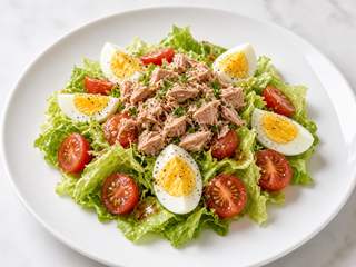 Salade composée thon-œuf