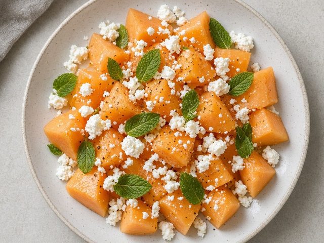 Melon feta menthe