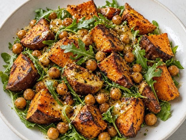 Salade patate douce