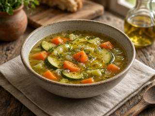 Soupe anti-gaspi de légumes