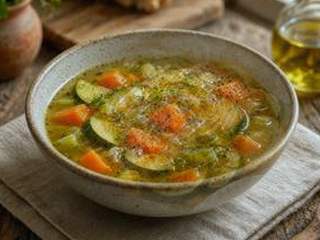 Soupe poireaux-pommes de terre