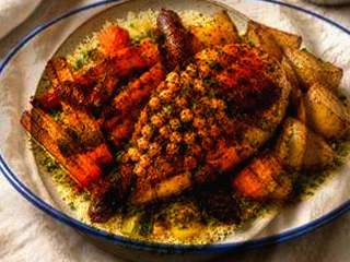 Riz gluant poulet