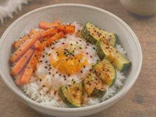 Riz œuf croustillant