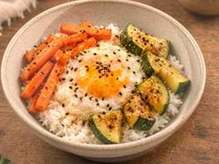 Riz rouge aux légumes