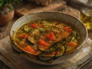 Soupe poisson coriandre