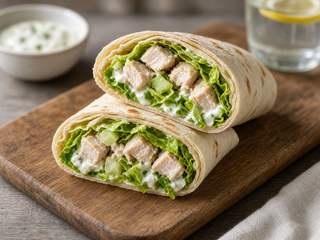 Wrap poulet-salade